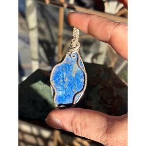 Artisan Lapis Lazuli Sterling Silver Pendant